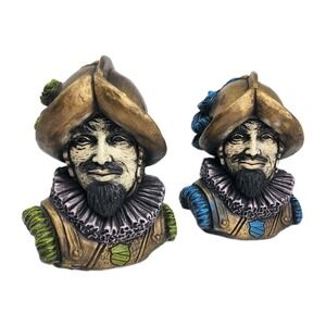 1967 Conquistador Statue Made By Universal Statuary Co.  Set Of 2